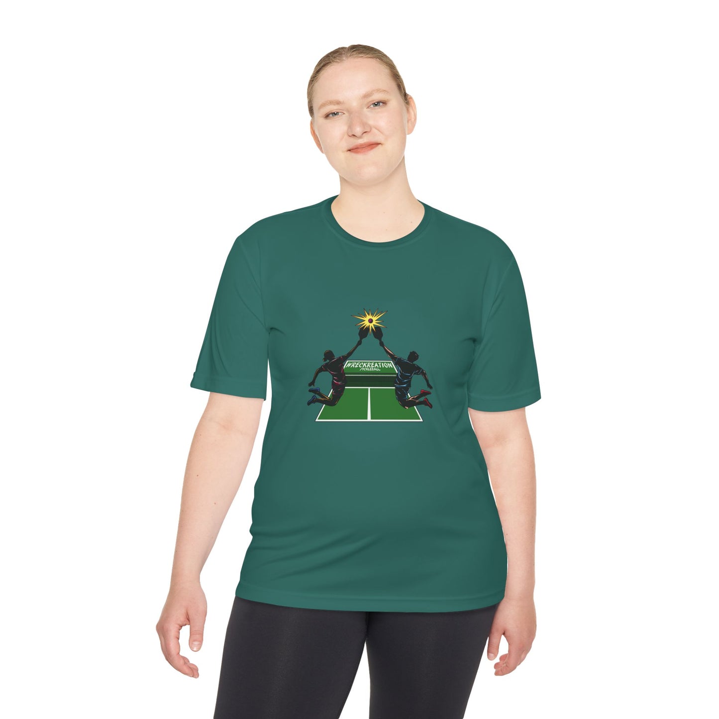Wreckreation Pickleball Women's Performance Moisture Wicking Tee – Activewear for Sports Enthusiasts