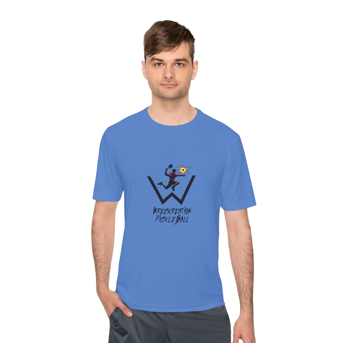Wreckreation Pickleball Men's Performance Moisture Wicking Tee