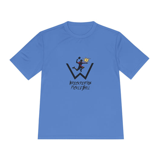 Wreckreation Pickleball Men's Performance Moisture Wicking Tee - Perfect for Active Play