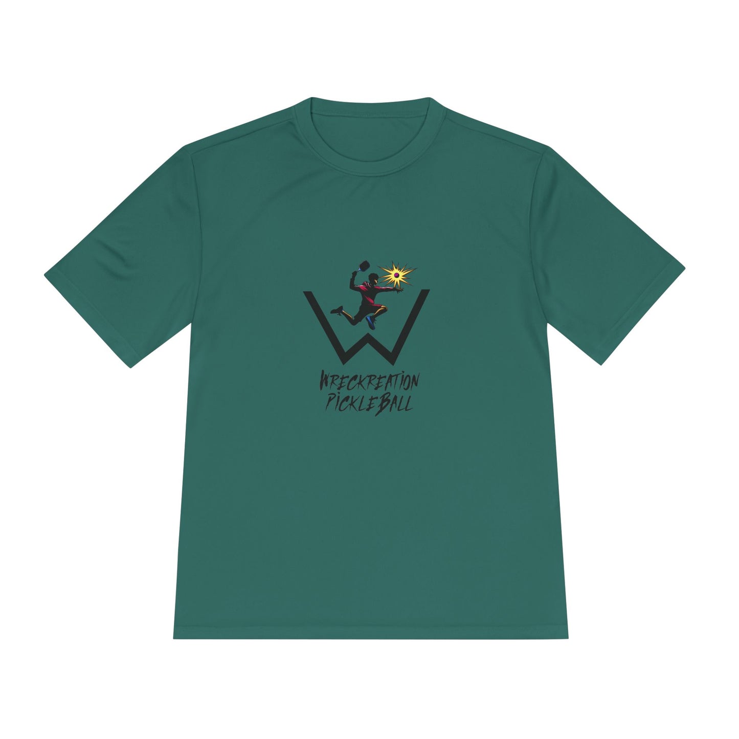 Wreckreation Pickleball Men's Performance Moisture Wicking Tee
